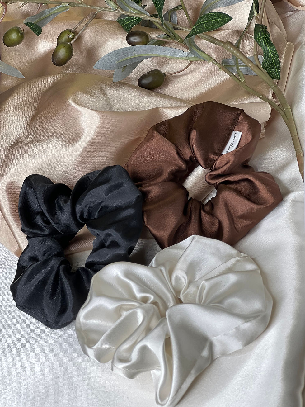 Miniature : 6 chouchous cheveux en satin