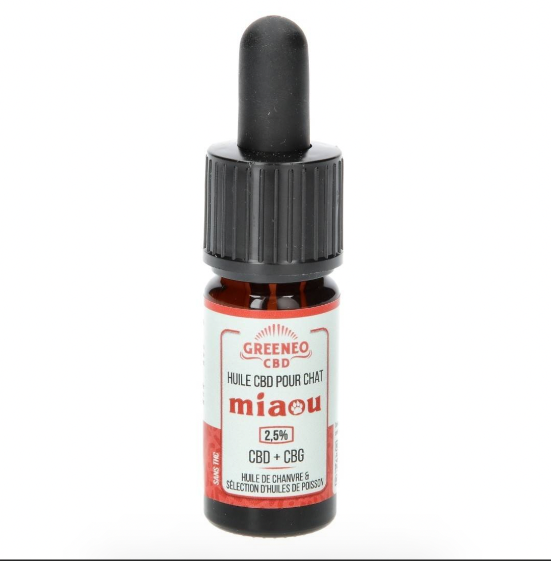 Huile de CBD pour chats GREENEO