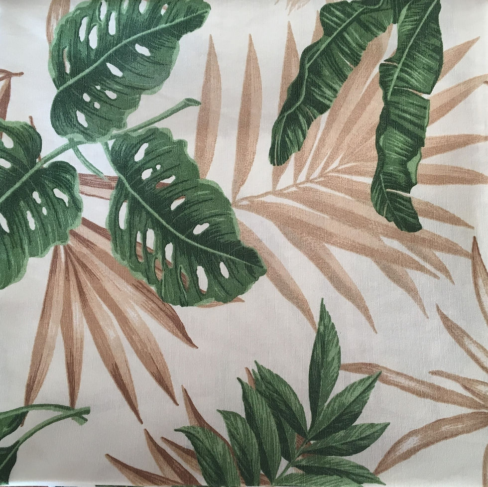 XALE FLORAL VERDE CANA