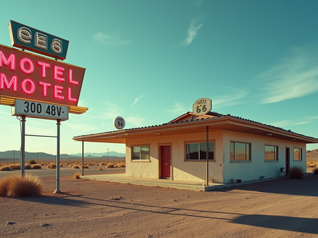 Route 66 Road Trip Motel