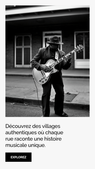 Musicien sur la Route du Blues avec l'agence Voyage en amerique