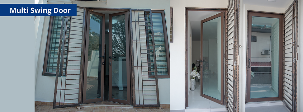 office glass multi swing door, home office glass door, aluminum glass swing door,interior multi swing door