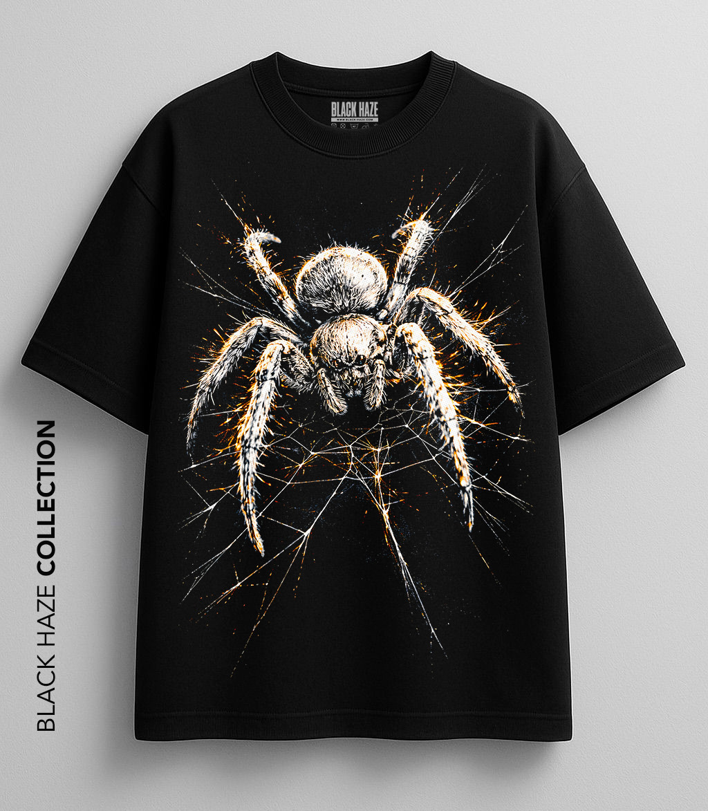 Spider T-Shirt by BLACK HAZE