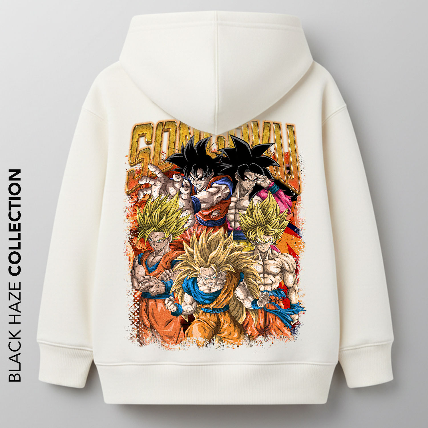 SON GOKU Oversize 100% Coton By BLACK HAZE
