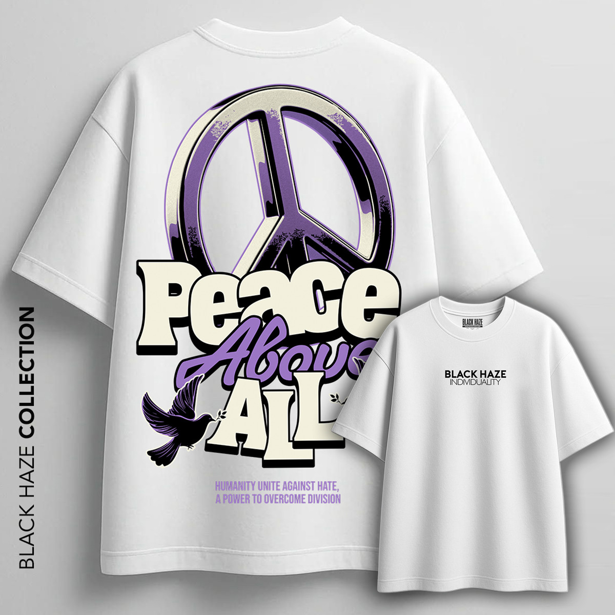 Peace T-Shirt by BLACK HAZE