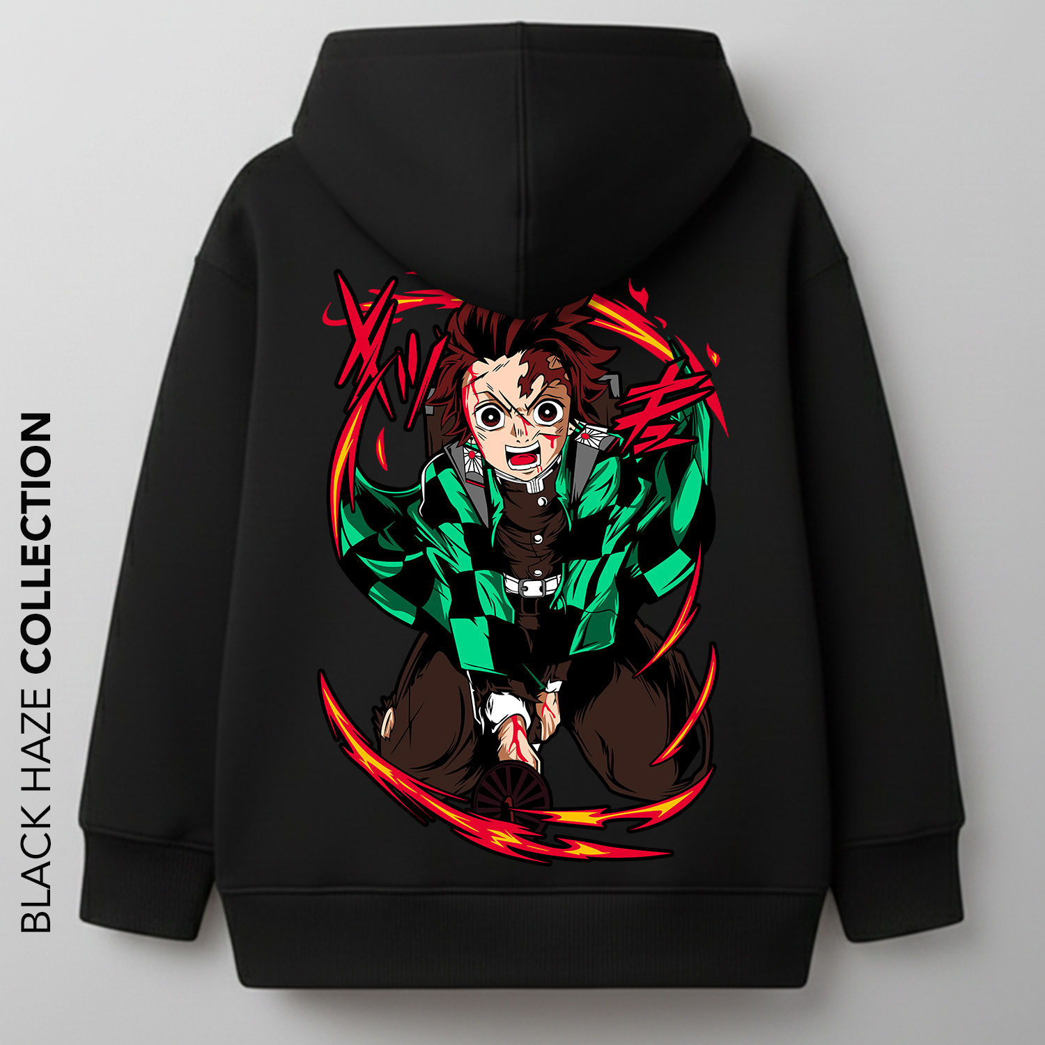 DEMON SLAYER - TANJIRO Kamado Oversize 100% Coton By BLACK HAZE