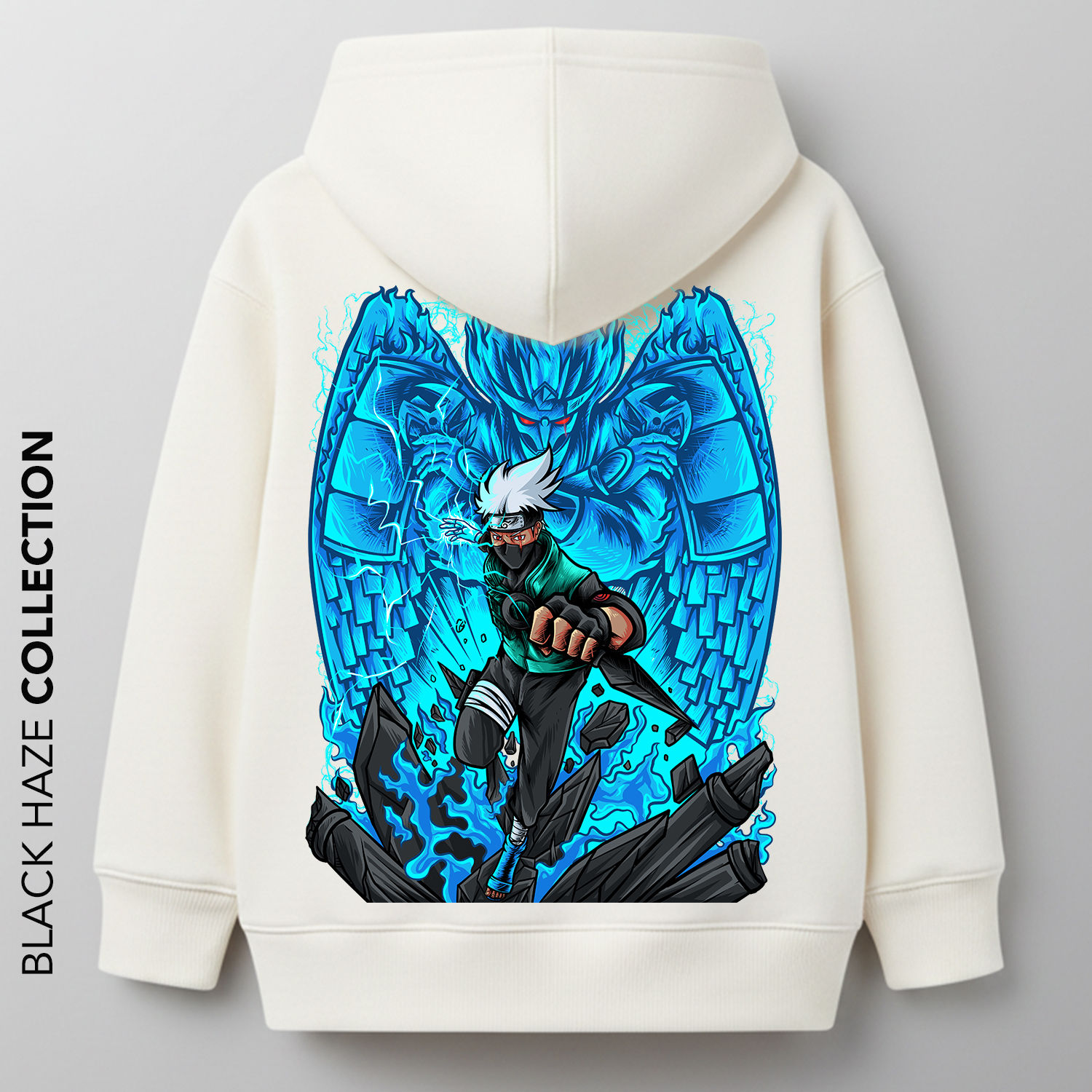 KAKASHI Attack Oversize 100% Coton By BLACK HAZE