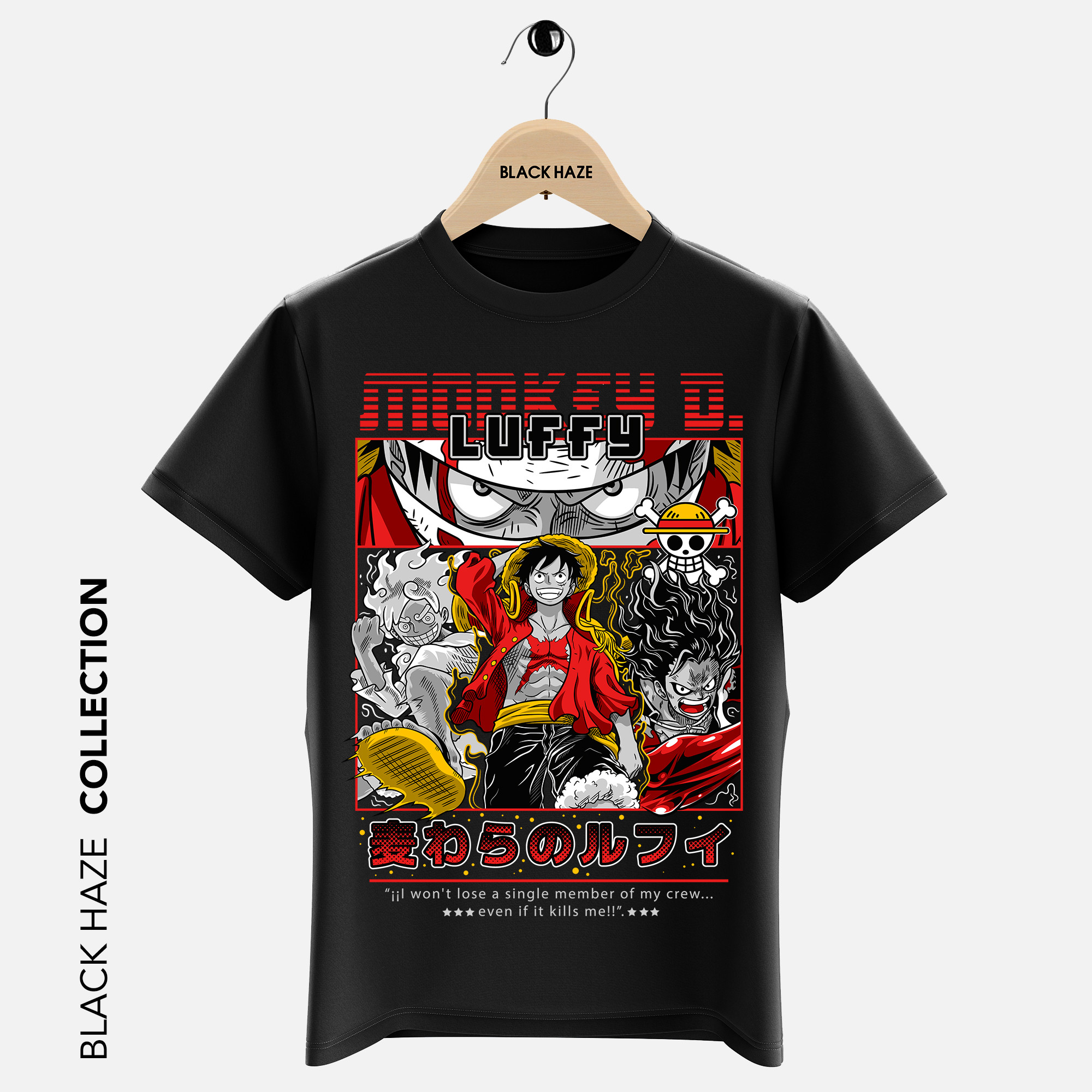 LUFFY Crew T-Shirt By BLACK HAZE