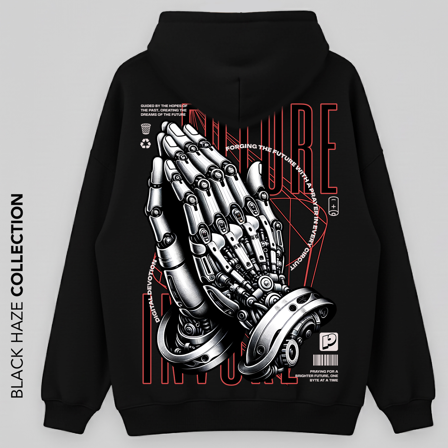 Hoodie Robot Hand