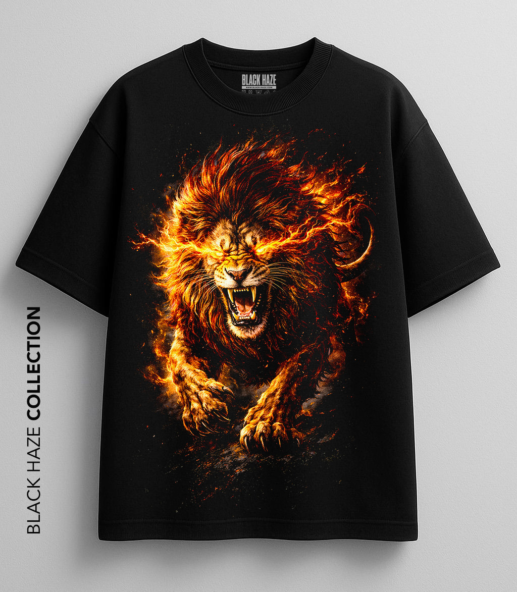 On FIre T-Shirt by BLACK HAZE