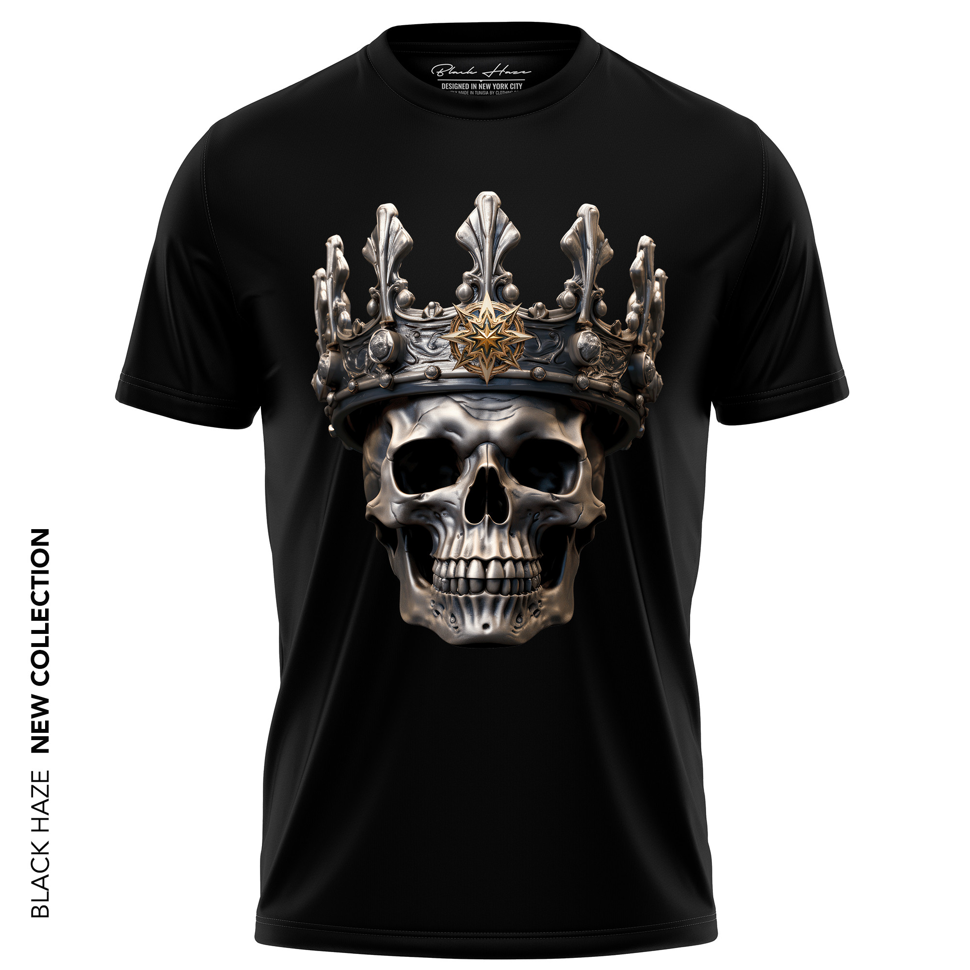 Cyber Skull T-Shirt by BLACK HAZE