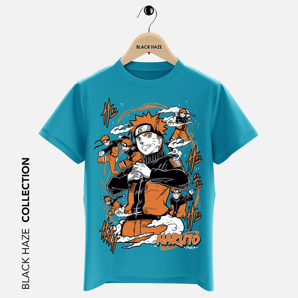 Miniature : NARUTO UZUMAKI T-Shirt By BLACK HAZE