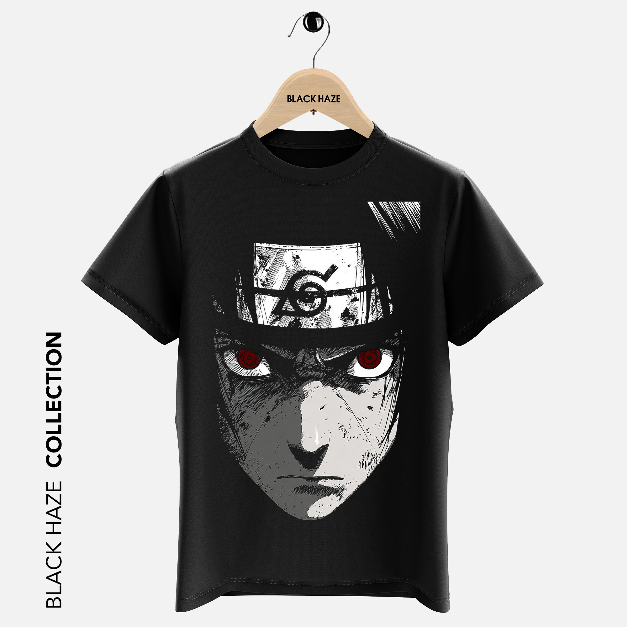 Kakashi Red Eyes T-Shirt By BLACK HAZE