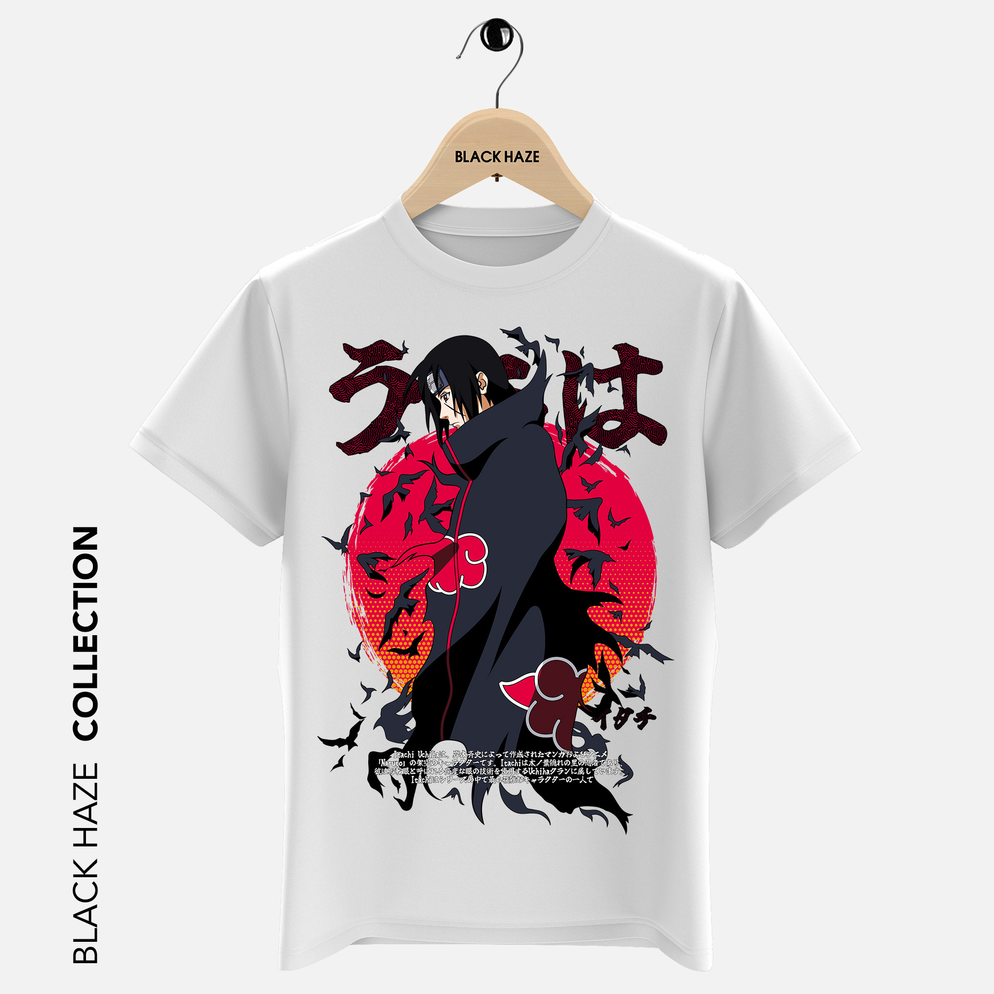 ITACHI Circle T-Shirt By BLACK HAZE