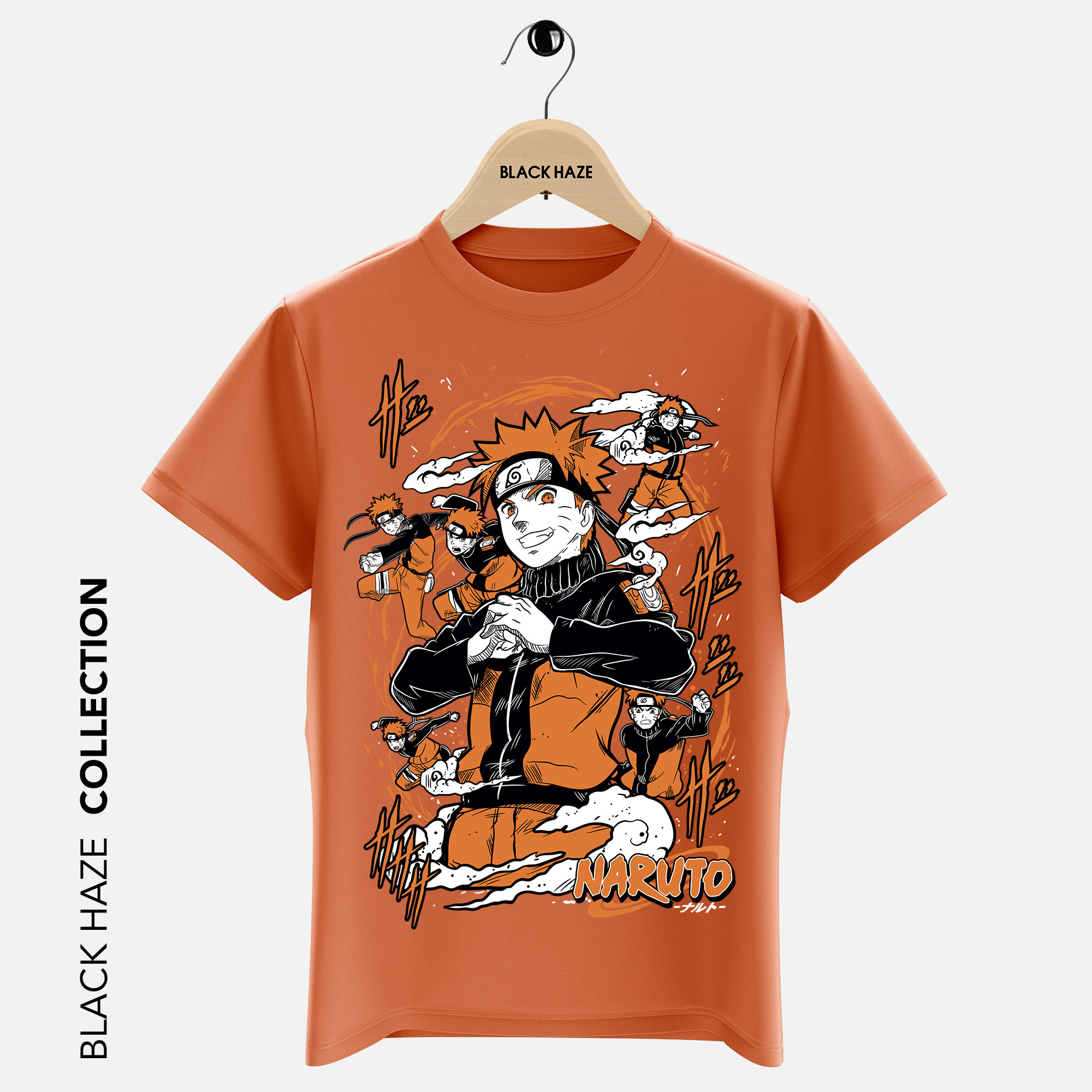 NARUTO UZUMAKI T-Shirt By BLACK HAZE