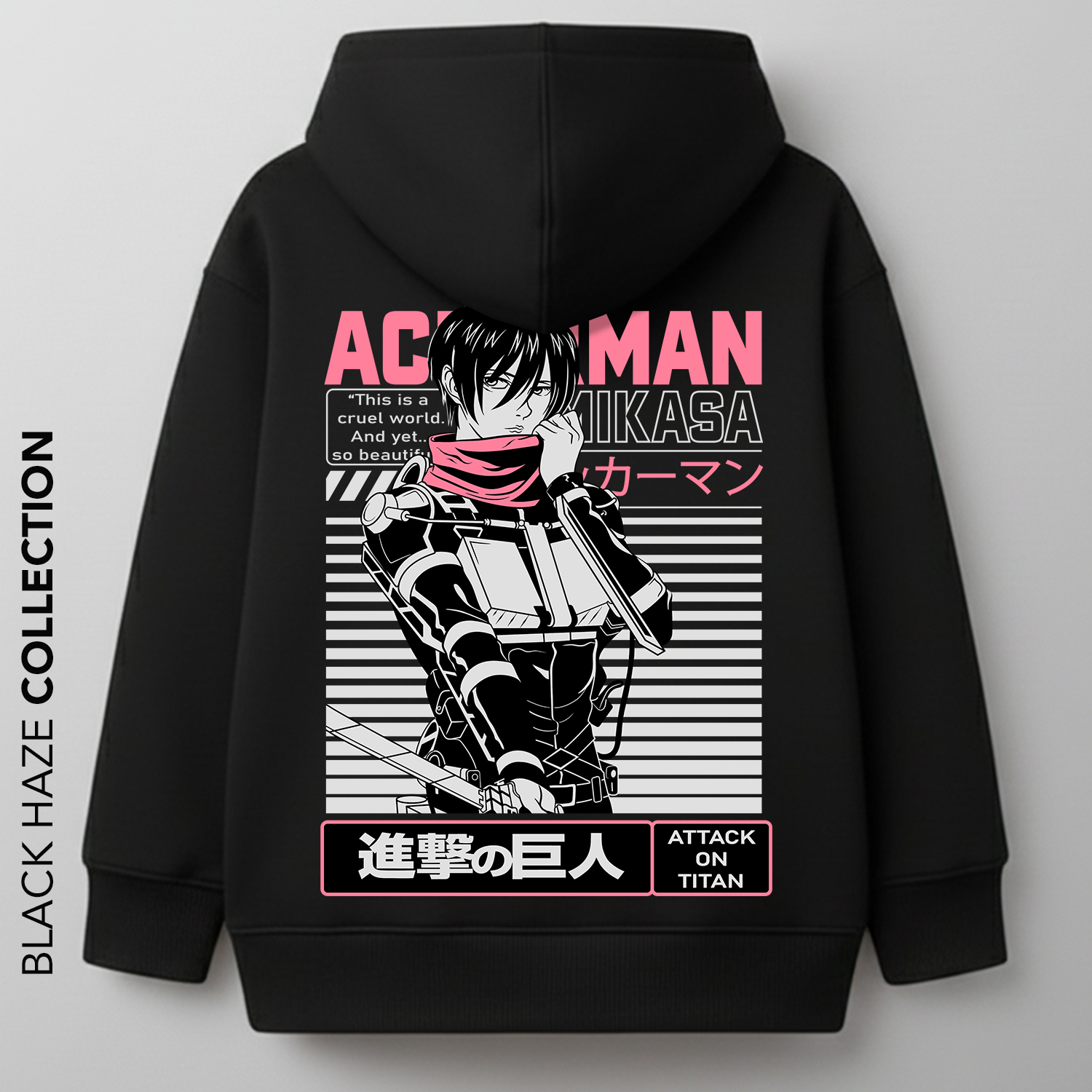 Hoodie ATTACK ON TITAN MIKASA