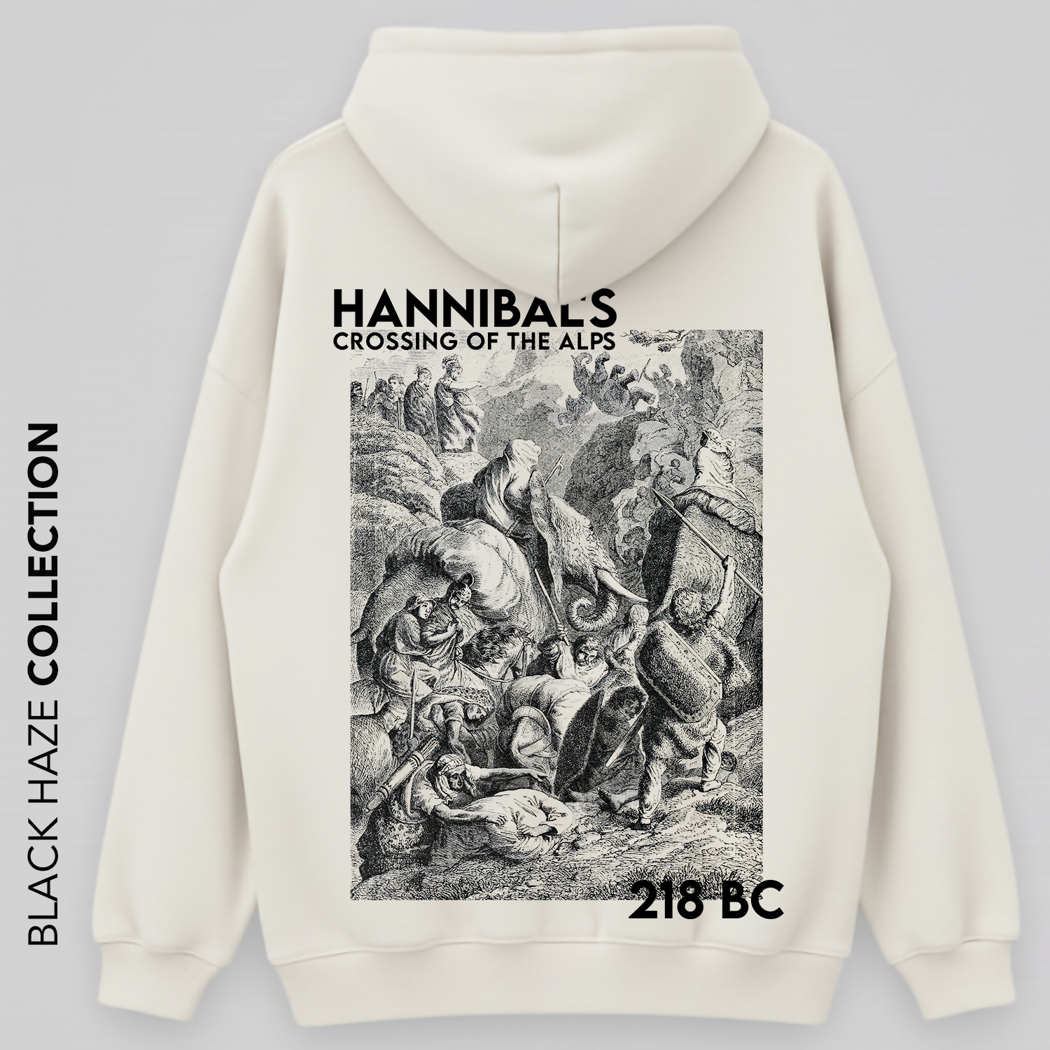 Hoodie Crossing the Alps