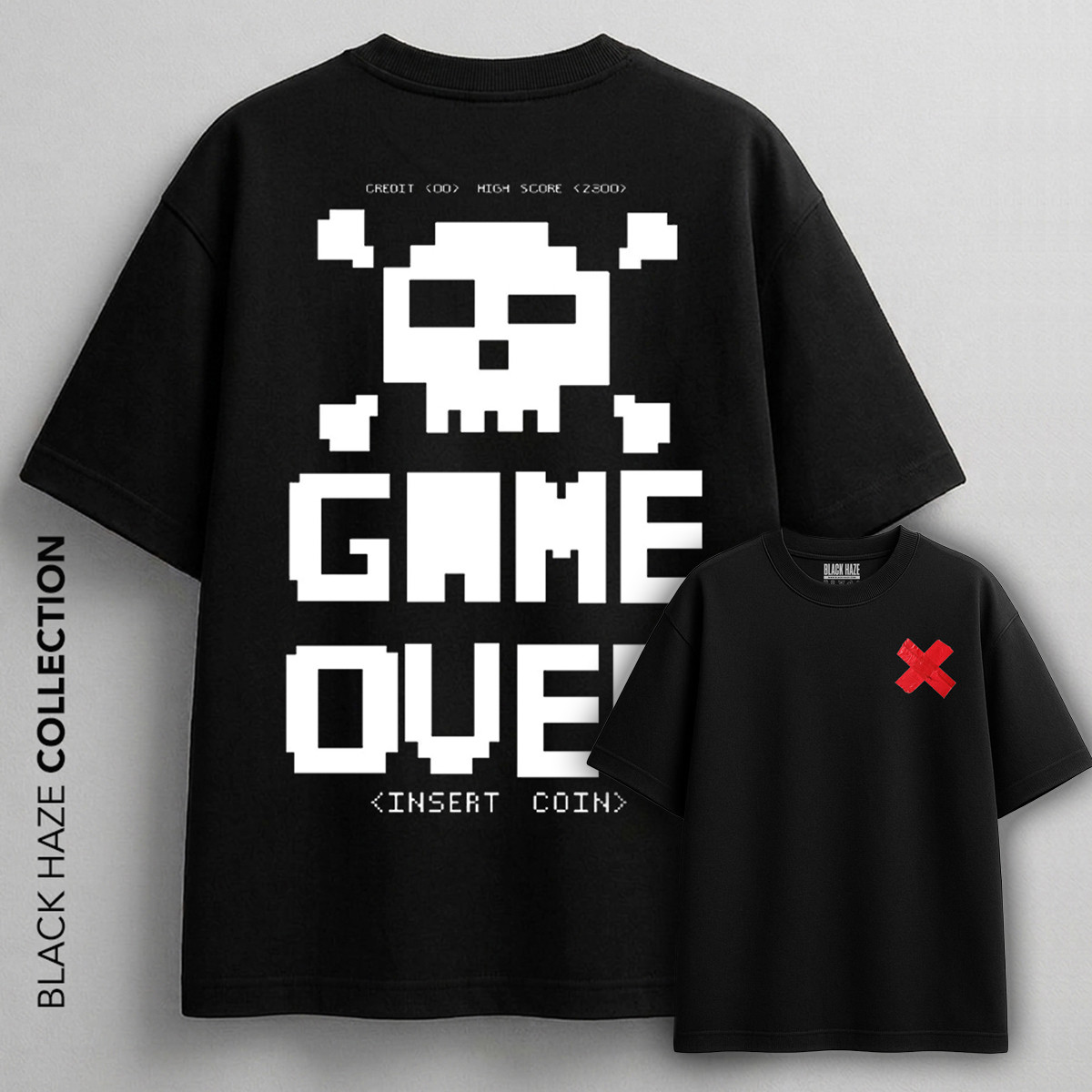 GAME OVER T-Shirt by BLACK HAZE