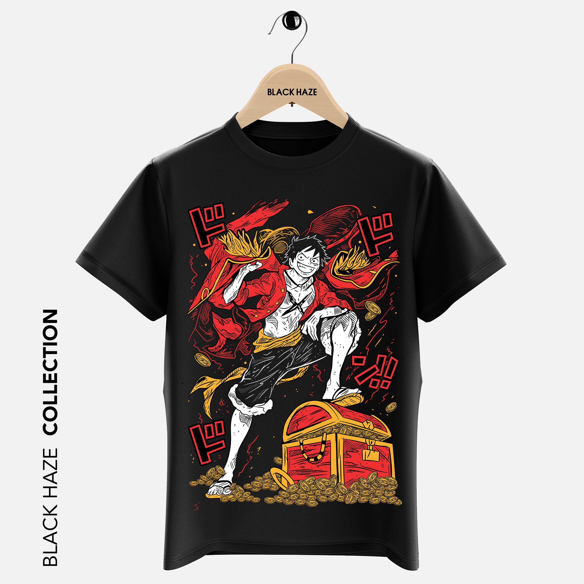 Luffy Treasure T-Shirt By BLACK HAZE