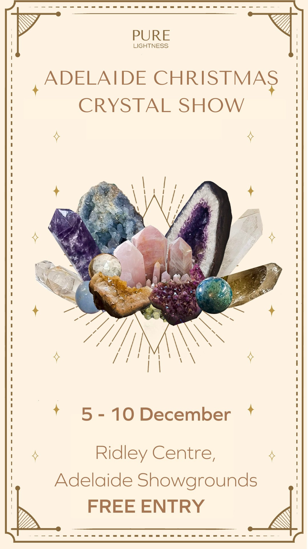 ADELAIDE CHRISTMAS CRYSTAL & GEM SHOW Adelaide Showground