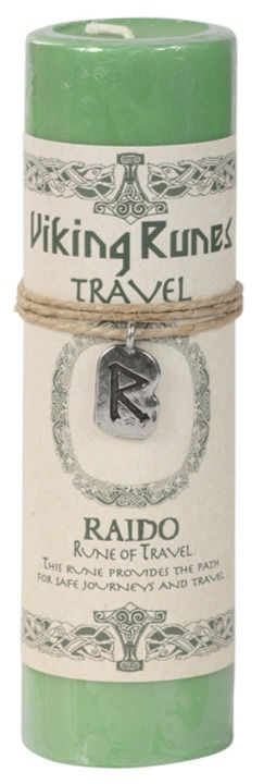 Thumbnail: Viking Rune Candle with Pendant