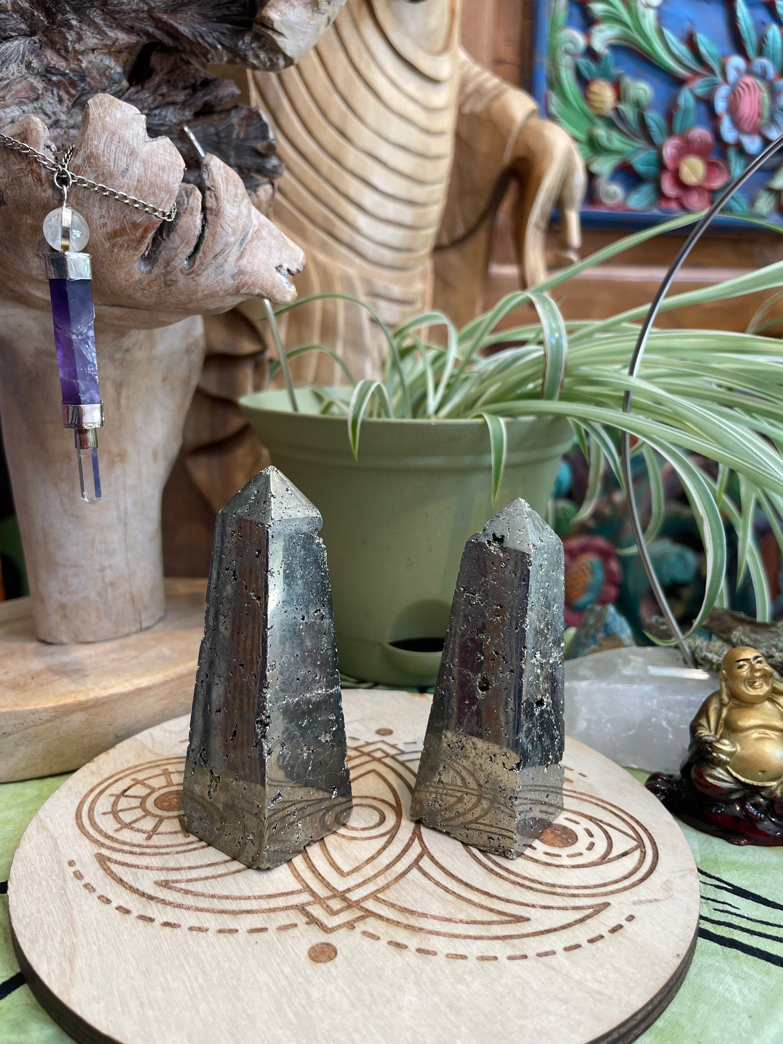 Peruvian Pyrite Obelisk Tower