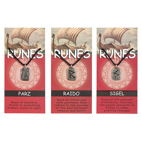 Rune Pendant Necklaces | Rainbow Zen