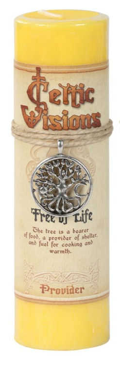 Thumbnail: Celtic Visions Candle with Pendant