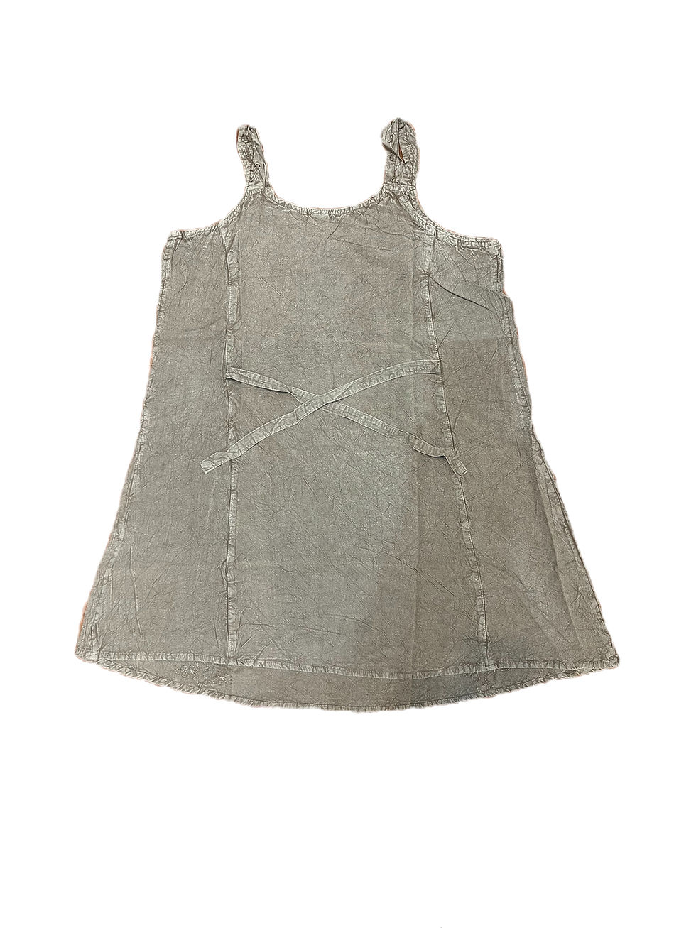 Thumbnail: Stone Washed Tie Back Mini Dress