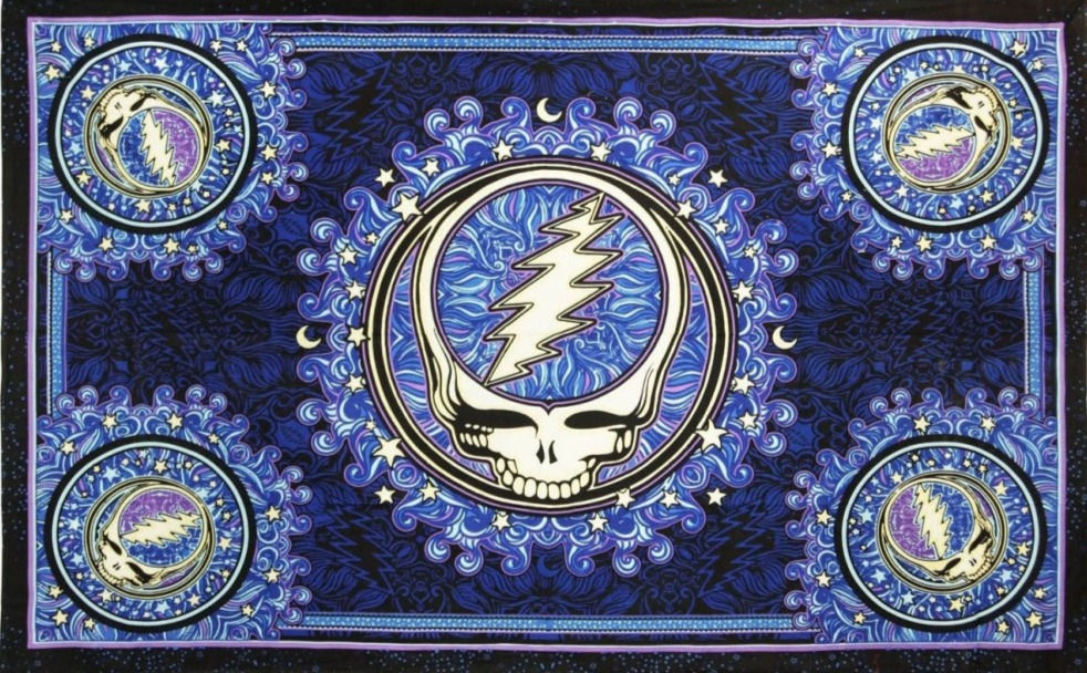 Grateful Dead Dan Morris Steal Your Face Tapestry
