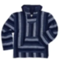 Navy Baja Pullover Hoodie
