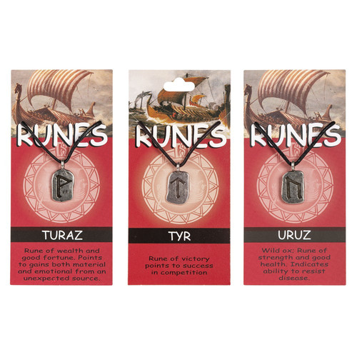 Rune Pendant Necklaces | Rainbow Zen