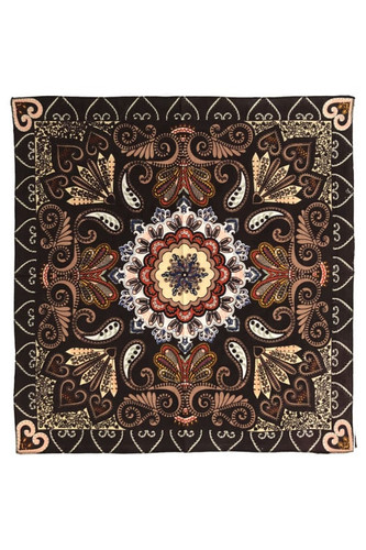 Black & Brown Paisley Bandana | Rainbow Zen