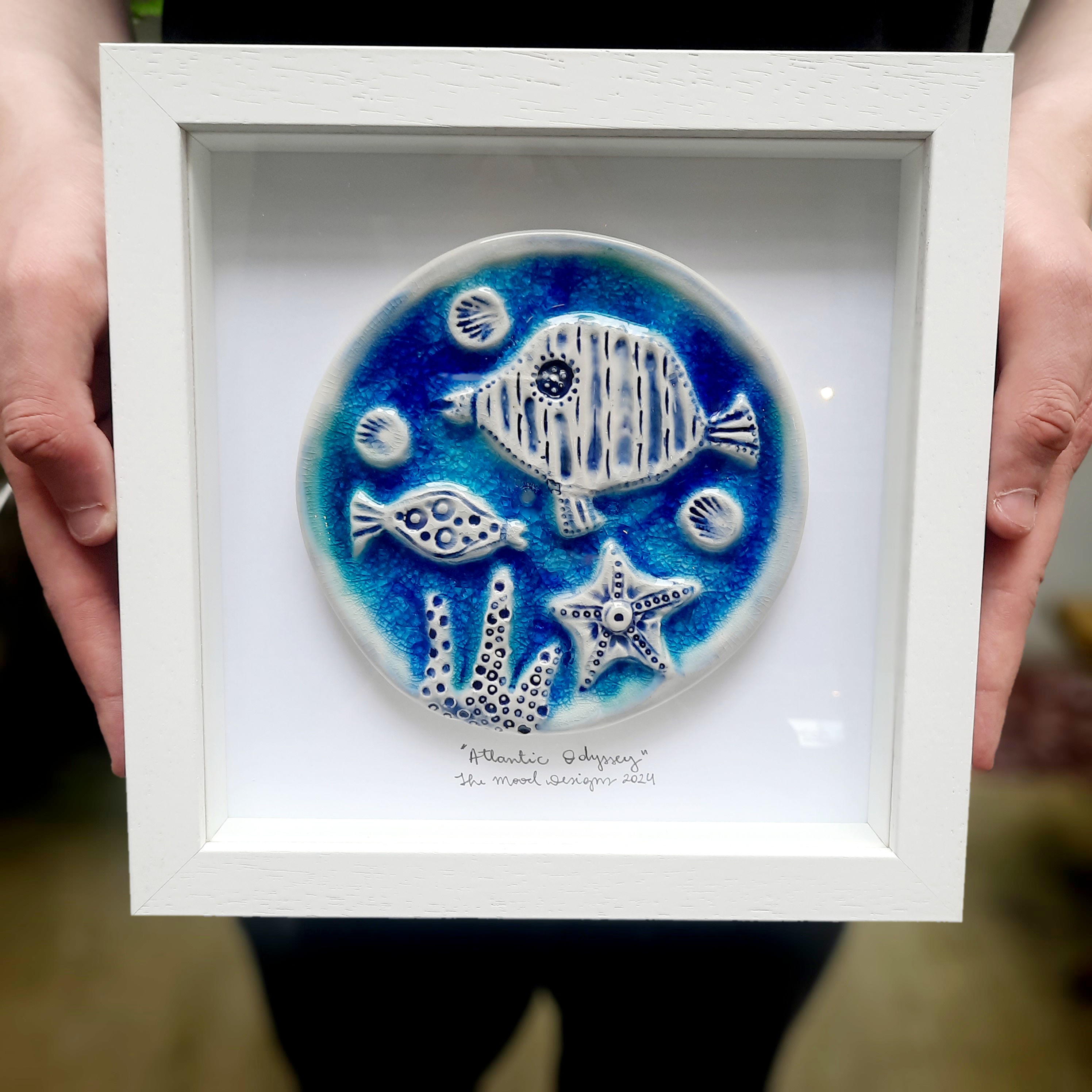 "Atlantic Odyssey" ATLANTIC STORIES framed tile