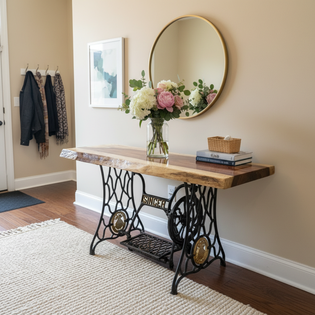 Sisso Rosewood Entry or Sofa Table