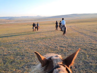 モンゴルの大草原での乗馬体験（初めてのモンゴル旅行）