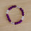 Thumbnail: Beaded Bracelet Cracked Bead Purple Mix
