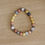 Thumbnail: Beaded Bracelet Marble Mix Red/Orange
