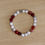 Thumbnail: Beaded Bracelet Red Marble Mix