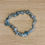Thumbnail: Beaded Bracelet Blue Gemstone Chips