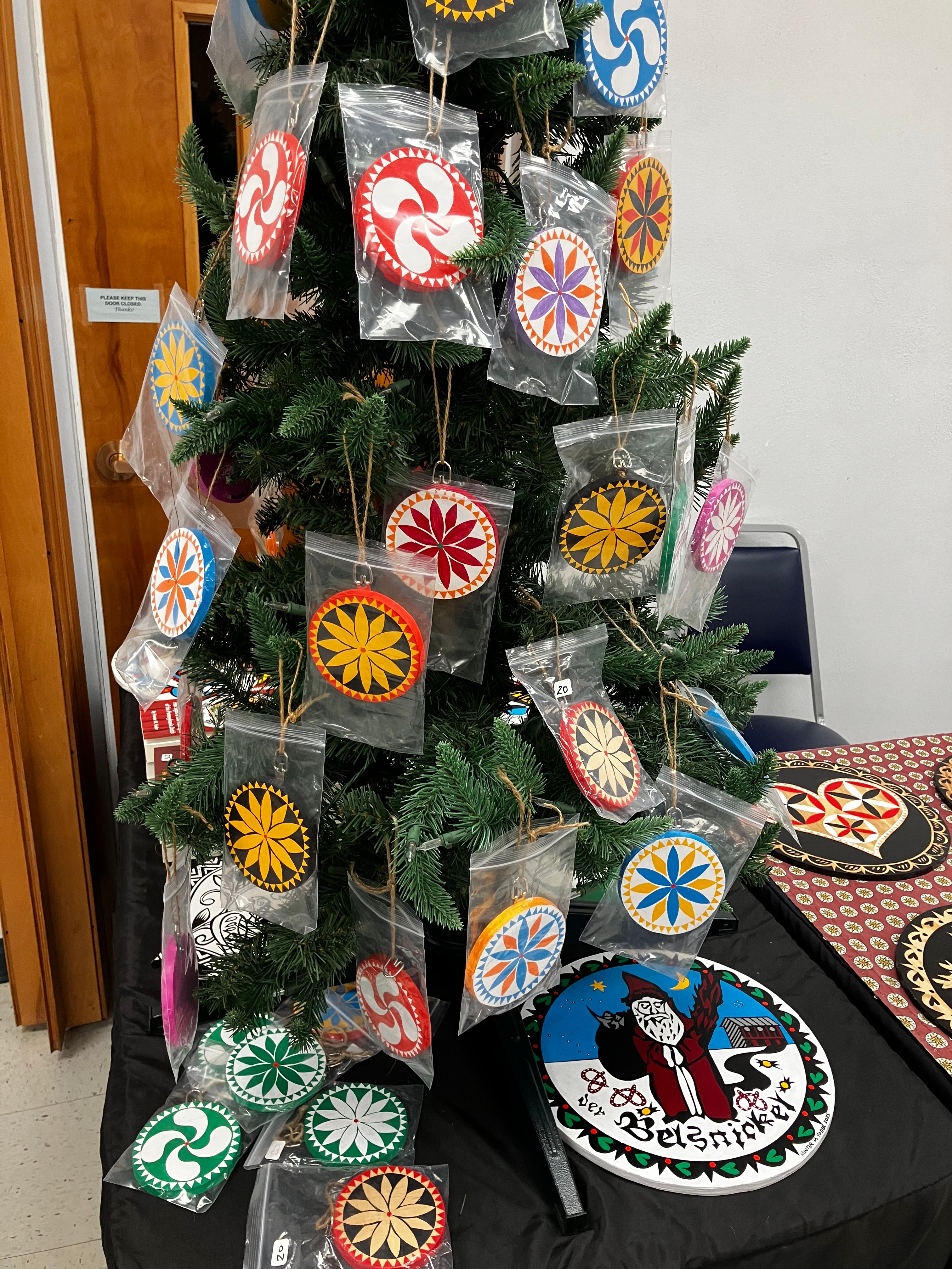 2  Hex Sign Decorations 