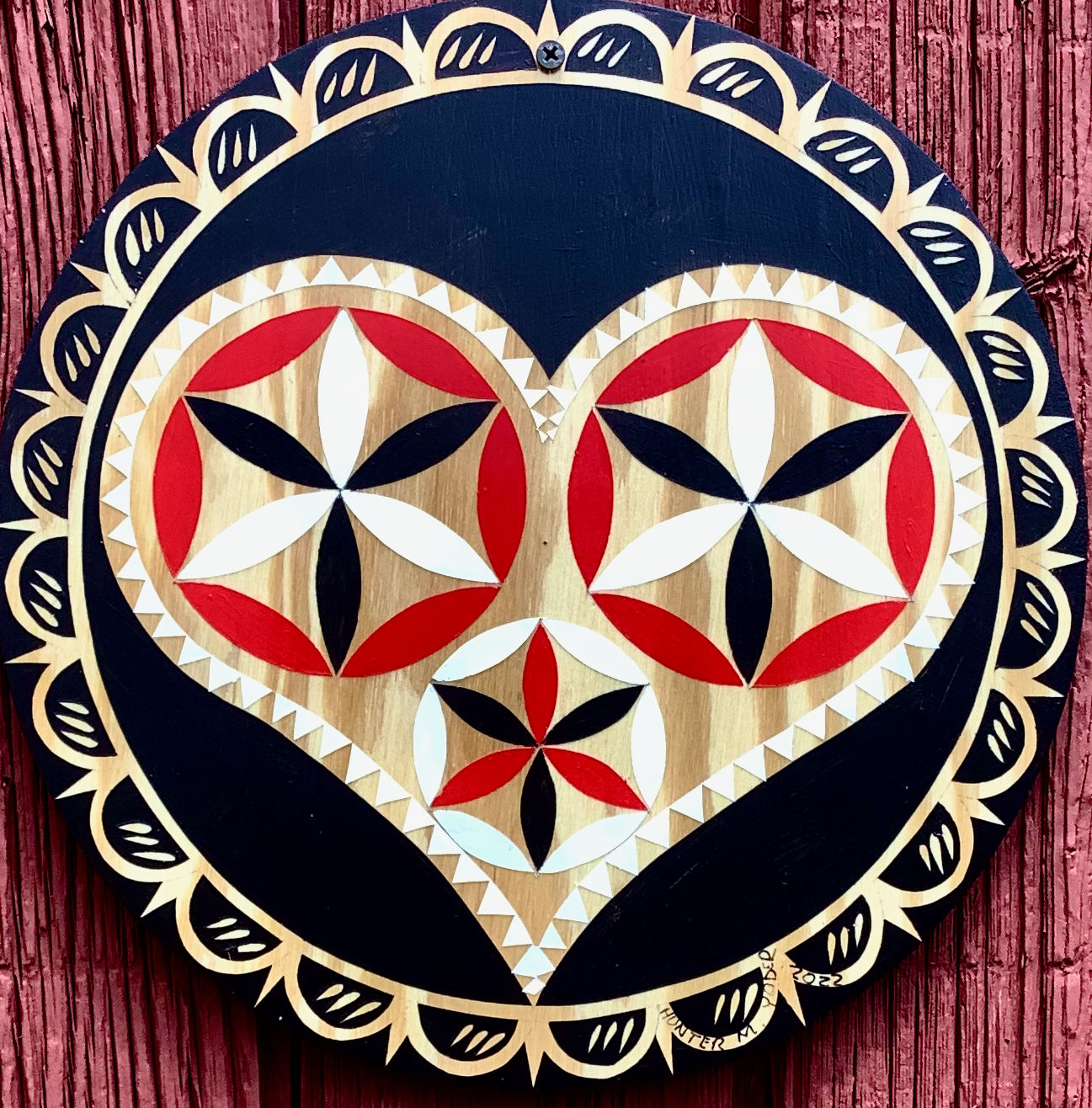 Sacred Space Heart, 12" diameter