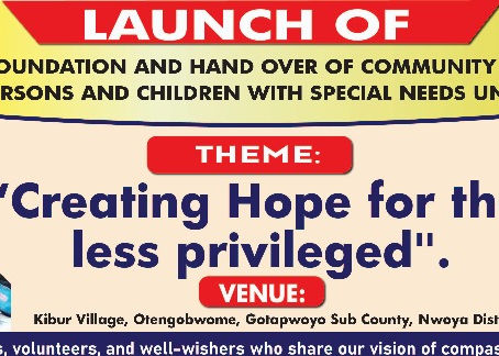 Join Us for the Inspiring Launch of the Judith Peace Foundation on April 23rd in Nwoya District