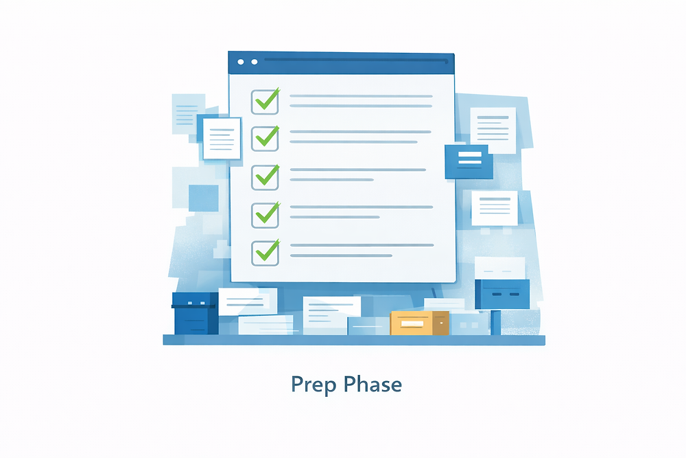 Clear Prep Example Prep Phase: Turning Preparation into a Market-Ready Opportunity