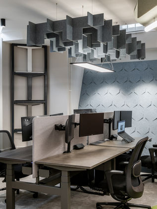 GRID gaufre acoustique suspendue | Siléopta