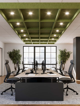 Sileopta | Stratus plafond modulaire en dalles acoustiques PET