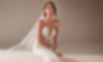Bride wearing Pronovias wedding dress