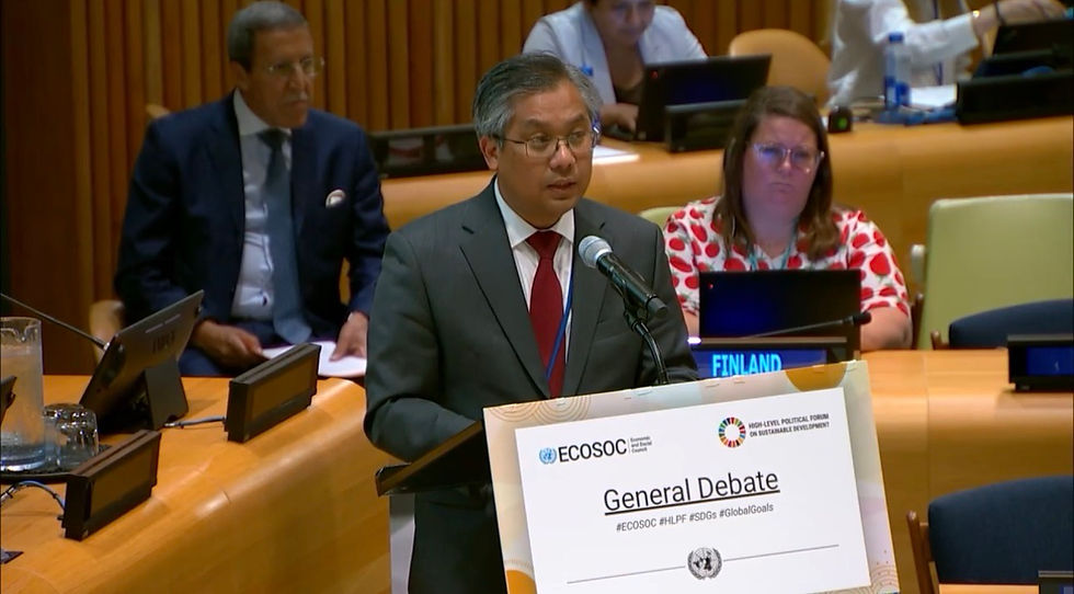 Statement by Ambassador Kyaw Moe Tun, at the General Debate of the 2026 ECOSOCHigh-Level Segment/ High-Level Political Forum on Sustainable Development