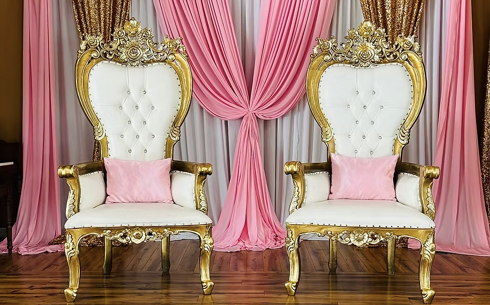 Throne Chair Ideas for Quinceañeras