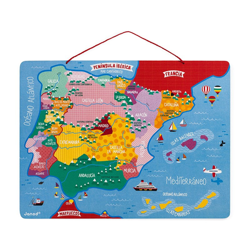Miniatura: Puzzle Mapa España Magnético